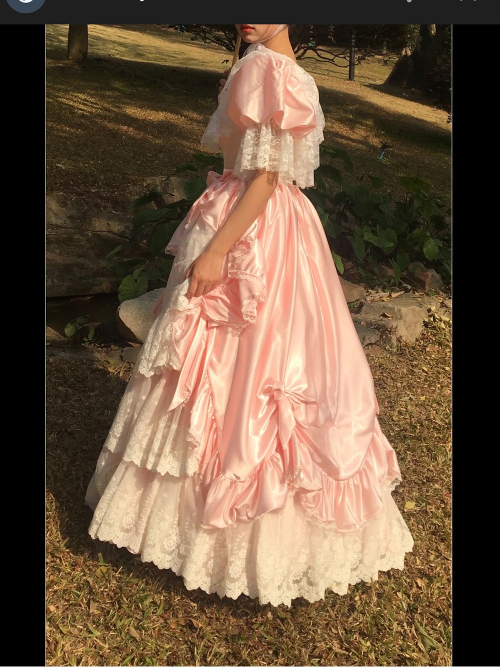 Vintage Loralei Victorian Style Multi-Layer dress size 7\8